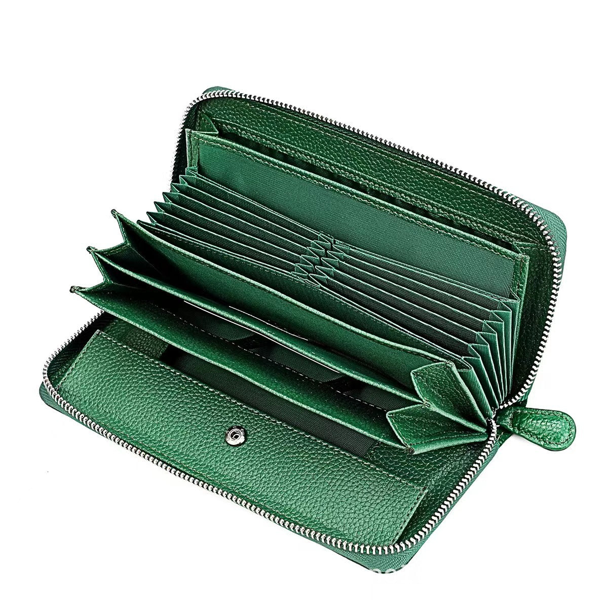 Women's & Men's & Genuine Leather Multiple Slots Organ Card Holder