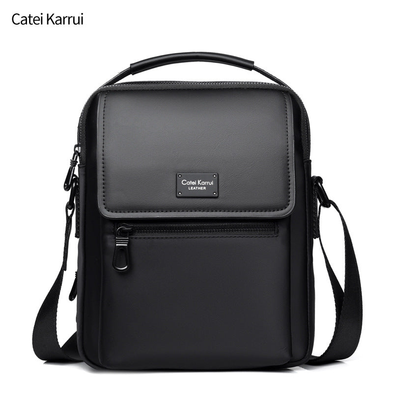 Men's Tide Waterproof Oxford Cloth Canvas Men's Shoulder Bags