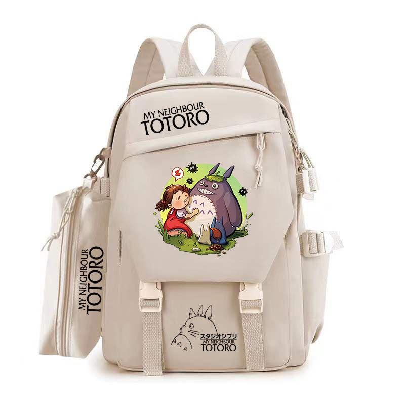 Women's & Men's & Cartoon Totoro Campus Class Large Backpacks