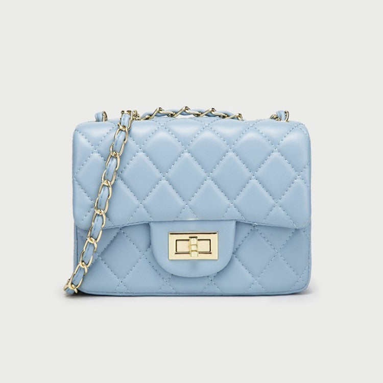 Women's Fashion Korean Style Trendy Rhombus Chain Crossbody Bags