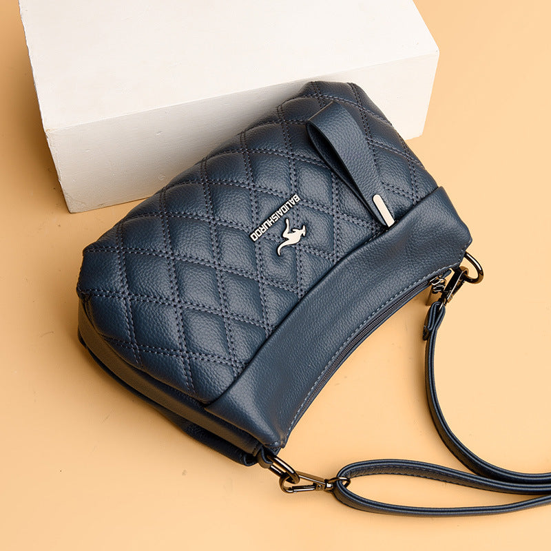 Women's Elegant Korean Fashion Mother Rhombus Crossbody Bags