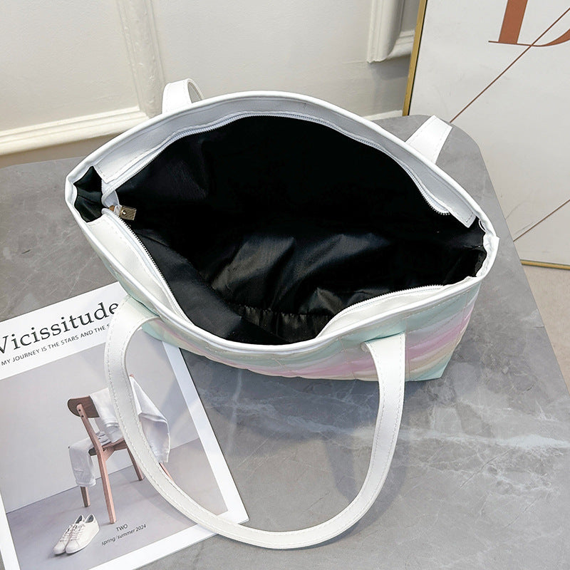 Summer Large Capacity Fashion Fresh Sweet Leisure Women's Shoulder Bag