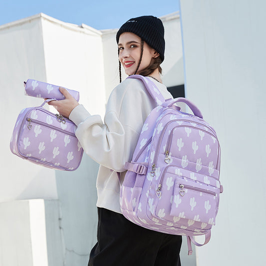 Junior's Female High Korean Style Large Backpacks