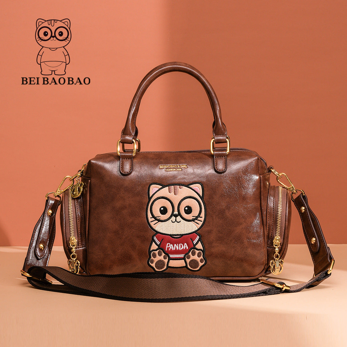 Women's Source Tide Large Capacity Cartoon Cute Pillow Women's Messenger Bag