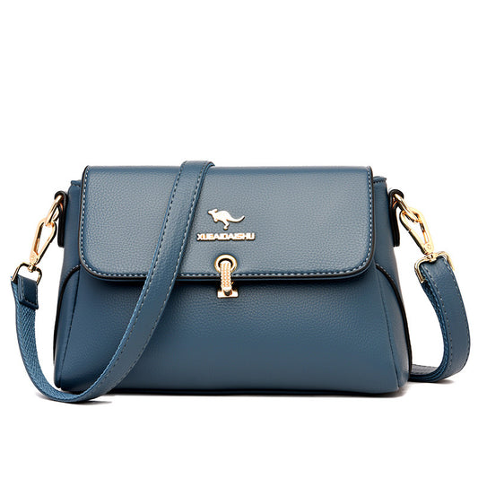 Women's Snow Love Kangaroo Soft Leather Fashion Crossbody Bags