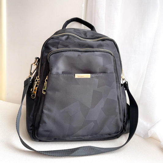 Women's Waterproof Nylon Cloth Fashion Simple Backpacks