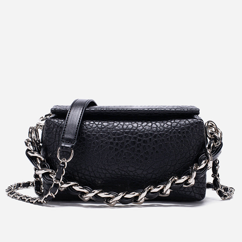 Women's Box Texture Chain Fashion Litchi Pattern Bags