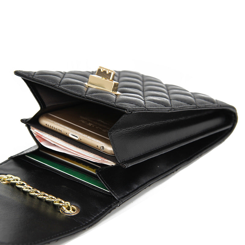 Women's Style Sheepskin Summer Large Capacity Mobile Bags