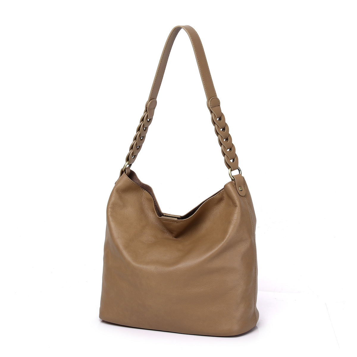 Women's Genuine Leather High-grade Light Luxury Underarm Fashion Large Capacity Women's Shoulder Bag