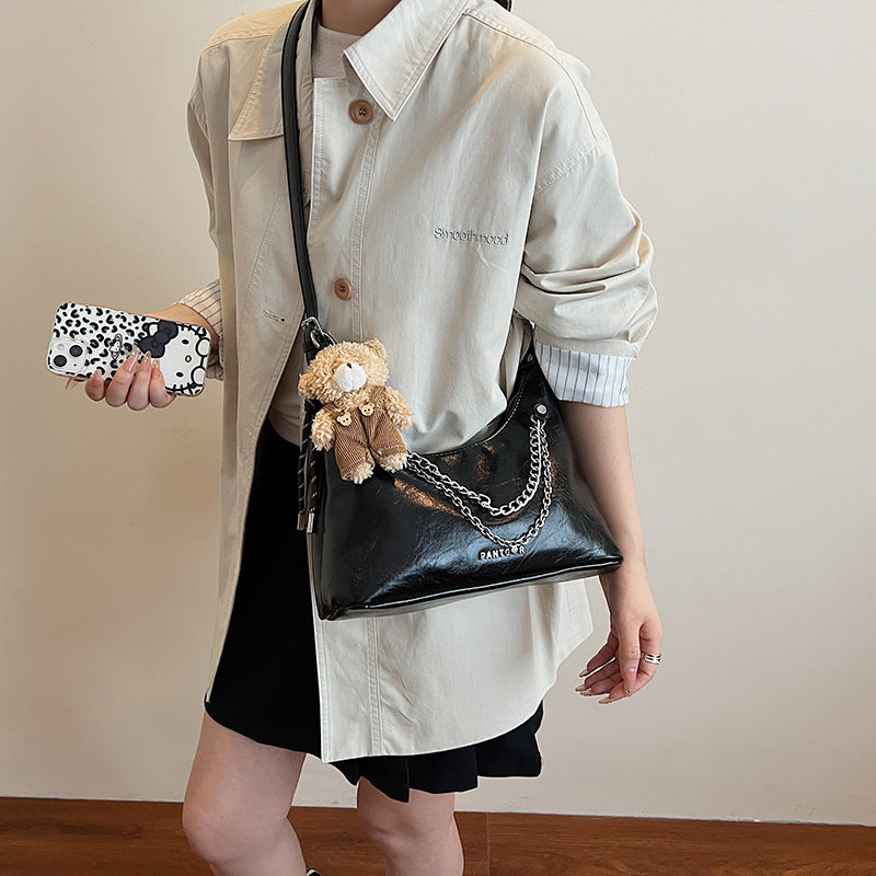 Women's French Minority Retro Chain Simple Stylish Shoulder Bags