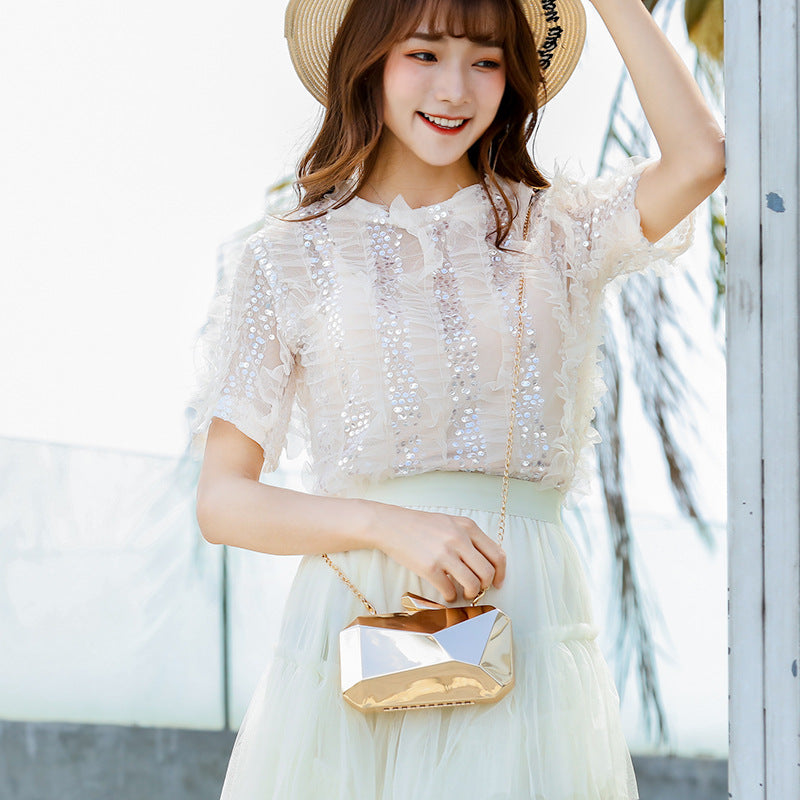 Women's Design Dinner Fashion Clutch Trendy Nightclub Handbags