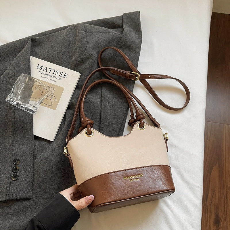 Winter Stitching Portable Commuter High Sense Women's Shoulder Bag