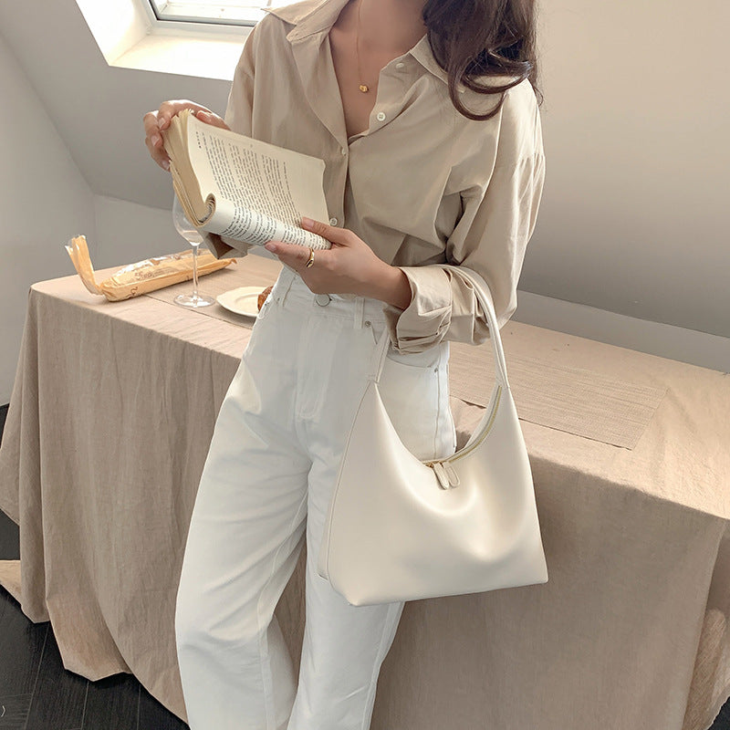 Women's Large Capacity Commuter Dumpling Versatile Korean Shoulder Bags