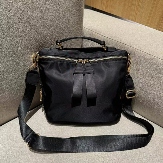 Medium Saddle Nylon Cloth Fashion Camouflage Crossbody Bags