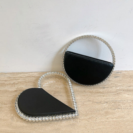 Women's Graceful Dinner Love Clutch Party Evening Bags