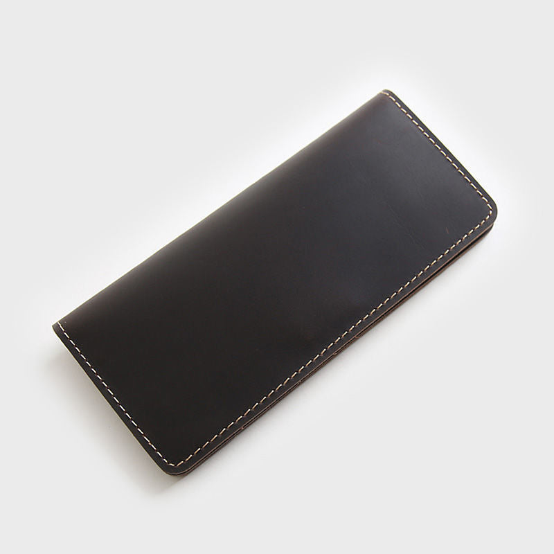 Men's Horse First Layer Cowhide Long Genuine Men's Wallets