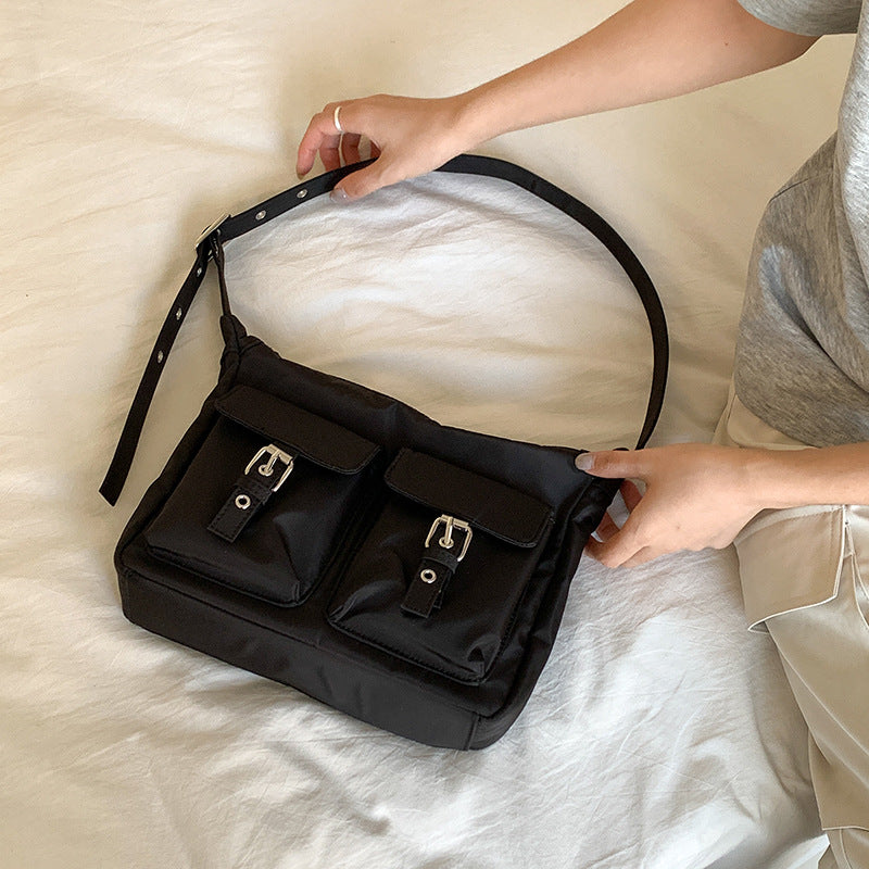 Women's High-grade Trendy Nylon Cloth Fashionable Large Bags