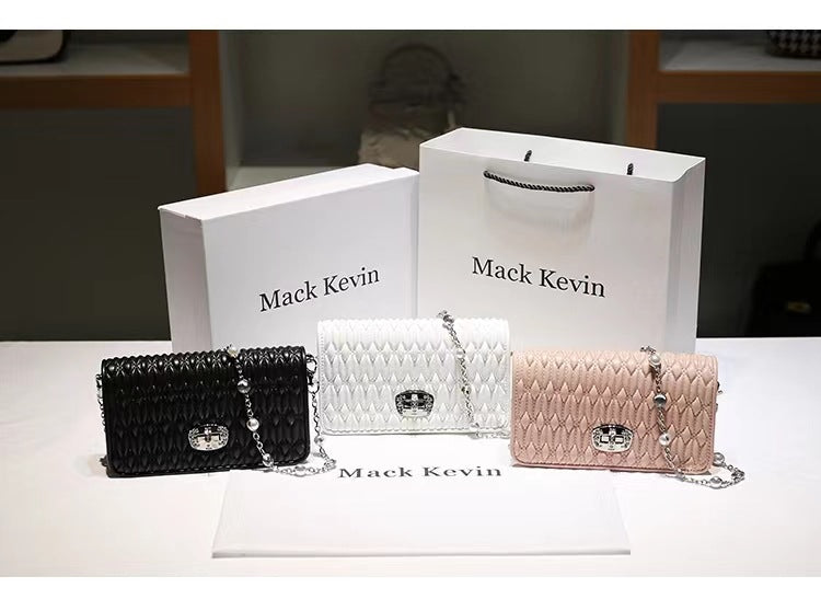 Women's Genuine Leather Trendy Niche High-grade Chain Waist Packs