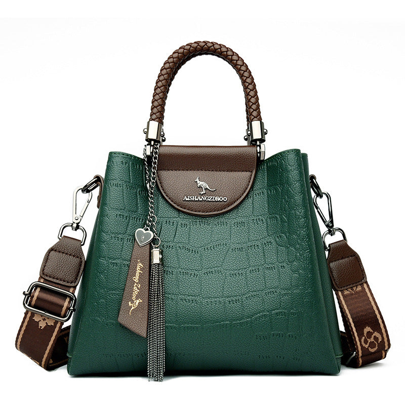 Women's Elegant Fashionable Large Capacity Commuter Soft Women's Handbag