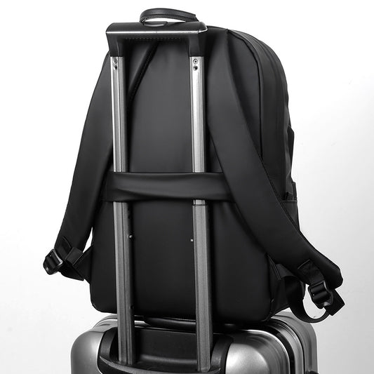 Derm Computer Waterproof Leisure Solid Color Backpacks