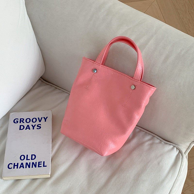 Women's Large Capacity Summer Retro Soft Leather Solid Crossbody Bags