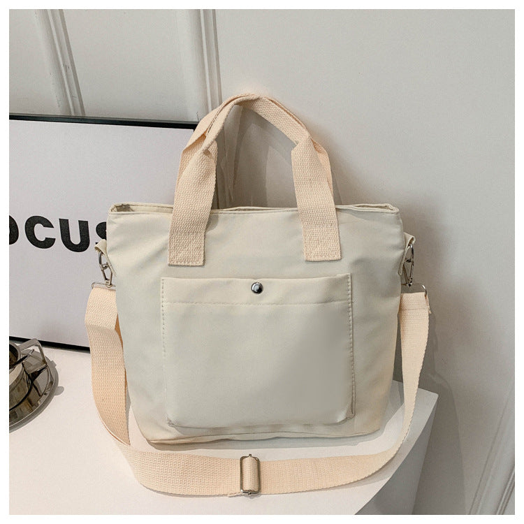 Women's Spring Fashion Simple Western Style Nylon Cloth Commuter Women's Shoulder Bag