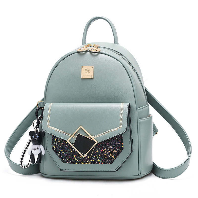 Women's Korean Style Simple Versatile Large Capacity Backpacks