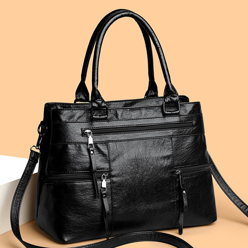 Women's Large Capacity Advanced Texture Soft Leather Women's Handbag