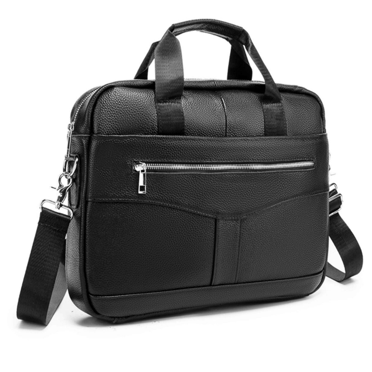 Men's Genuine Leather Business Conference Office Large Laptop Bags