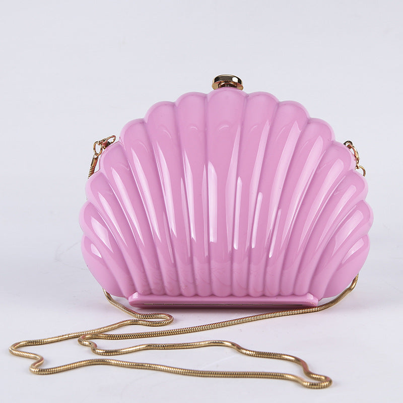 Women's Color Shell Fashion Clutch Party Hard Evening Bags