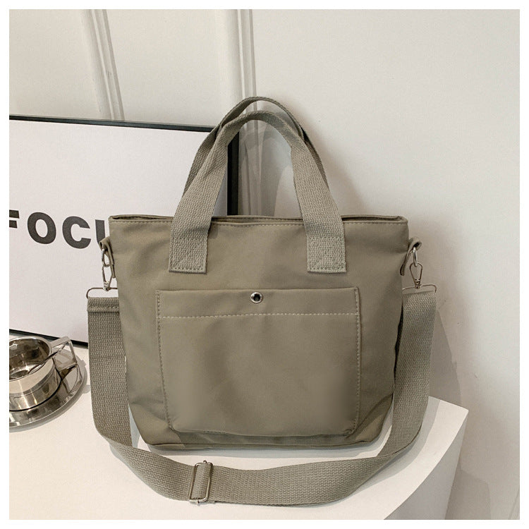 Women's Spring Fashion Simple Western Style Nylon Cloth Commuter Women's Shoulder Bag