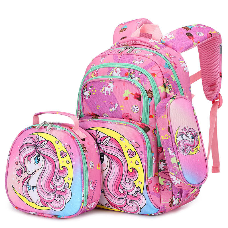 Children's Primary Three-piece Set Grade Book Elementary School Students' Schoolbags
