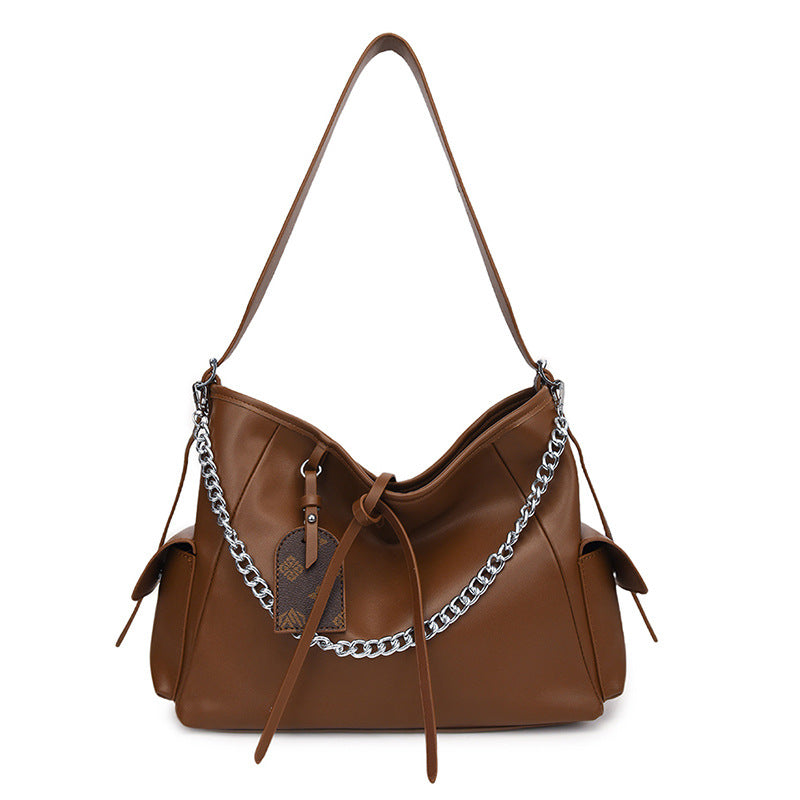 Women's Mild Luxury Retro Large Capacity Presbyopic Shoulder Bags