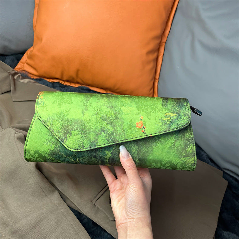 Women's Clutch Advanced Texture Silk Cheongsam Chinese Handbags