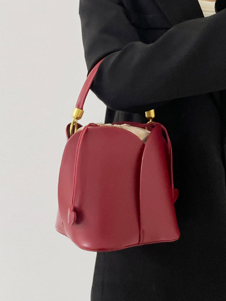 Niche Red Bridal Wedding Petals Vegetable Handbags