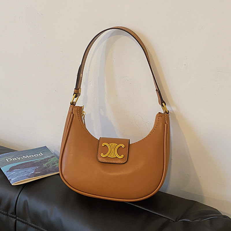 Elegant Arc Underarm Fashion Selenodont Portable Armpit Bags