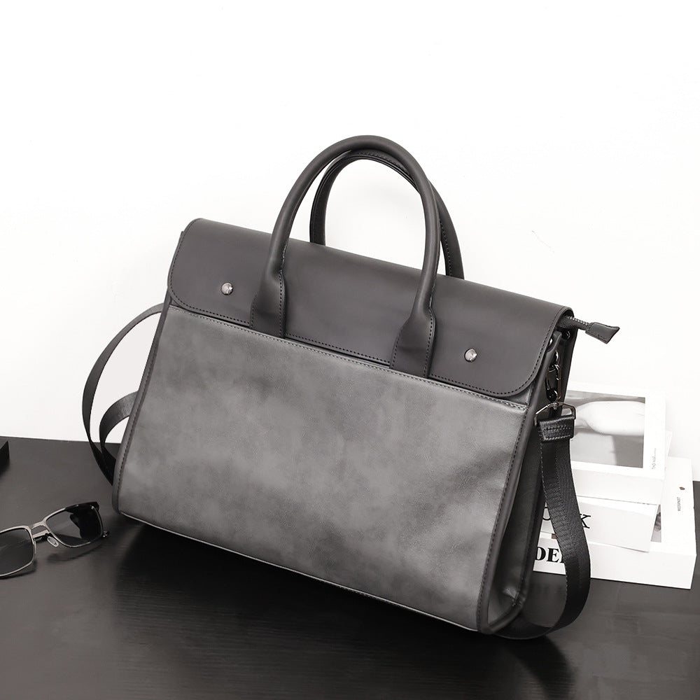 Men's Large Capacity Korean Retro Fashion Men's Briefcases