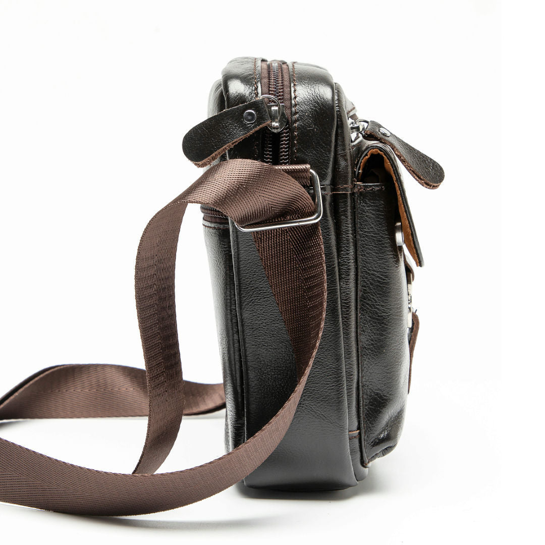 Men's First Layer Cowhide Business Leisure Men's Shoulder Bags