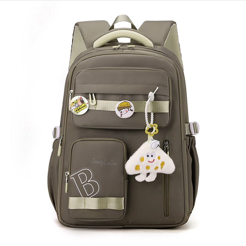 High Large Capacity Waterproof Stain Resistant Middle School Students' Schoolbags