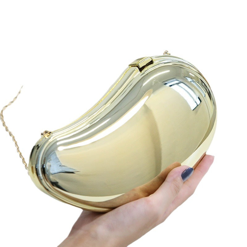 Mango Acrylic Mirror Plating Trendy Beach Evening Bags