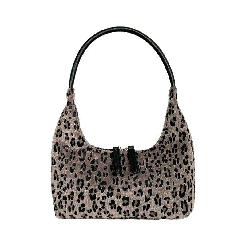 Women's Minority Design Leopard Print Autumn Moon Fashion Handbags