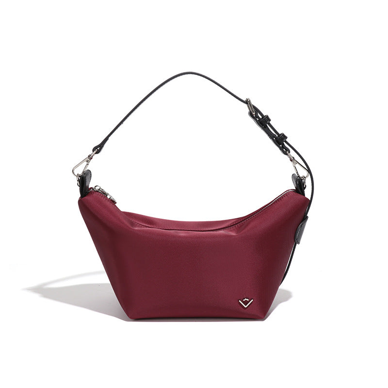 Women's Popular Waterproof Nylon Portable Croissant Trendy Bags