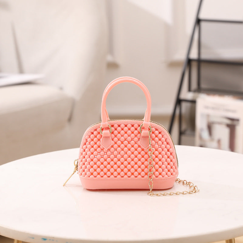 Mini Korean Style Fashion Shell Hollow Women's Handbag
