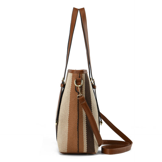 Women's Big Versatile Large Capacity Commuter Three-piece Shoulder Bags