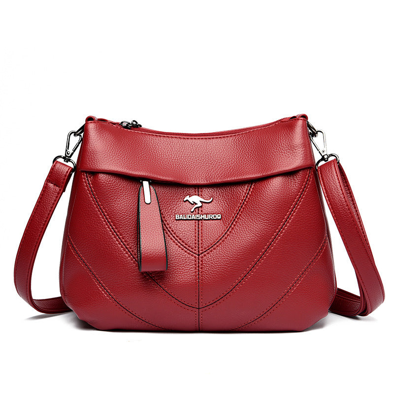 Women's Fashion Large Capacity Mom Stitching On Crossbody Bags