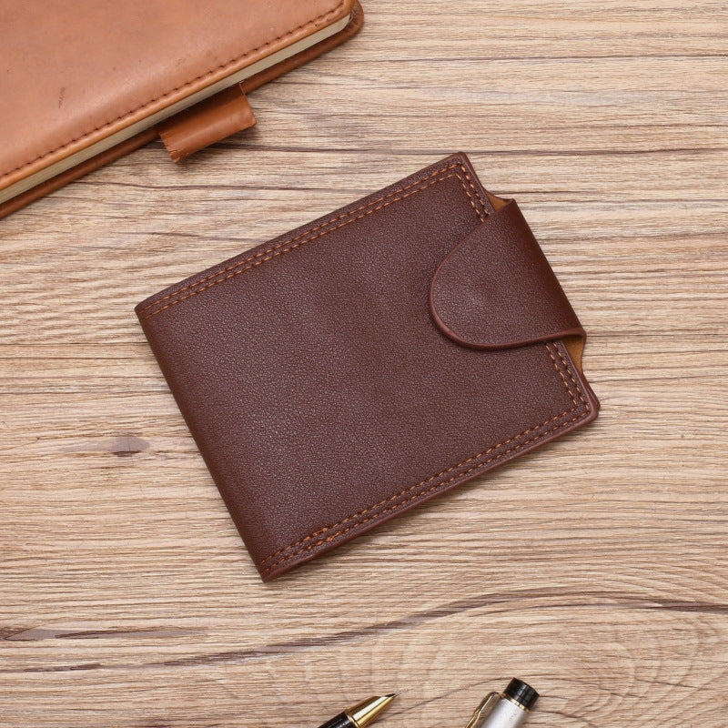 Men's Short Simple College Trendy Unique Soft Card Holder