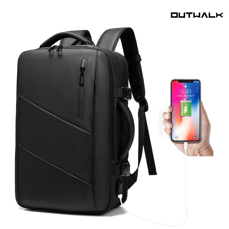 Unique Men's Expansion Business Waterproof Multifunctional Bags