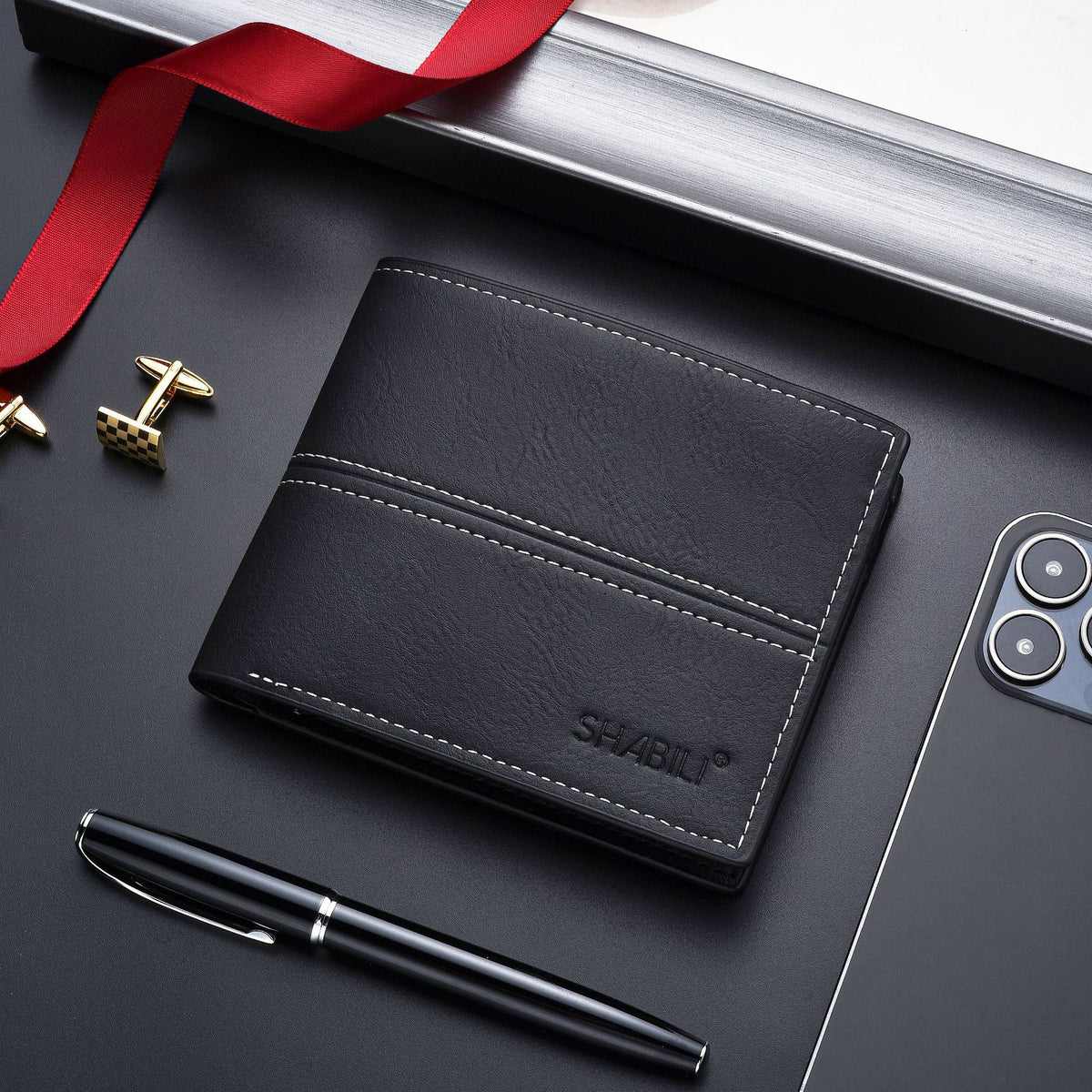 Men's Short Business Simplicity Fashion Soft Leather Men's Wallet