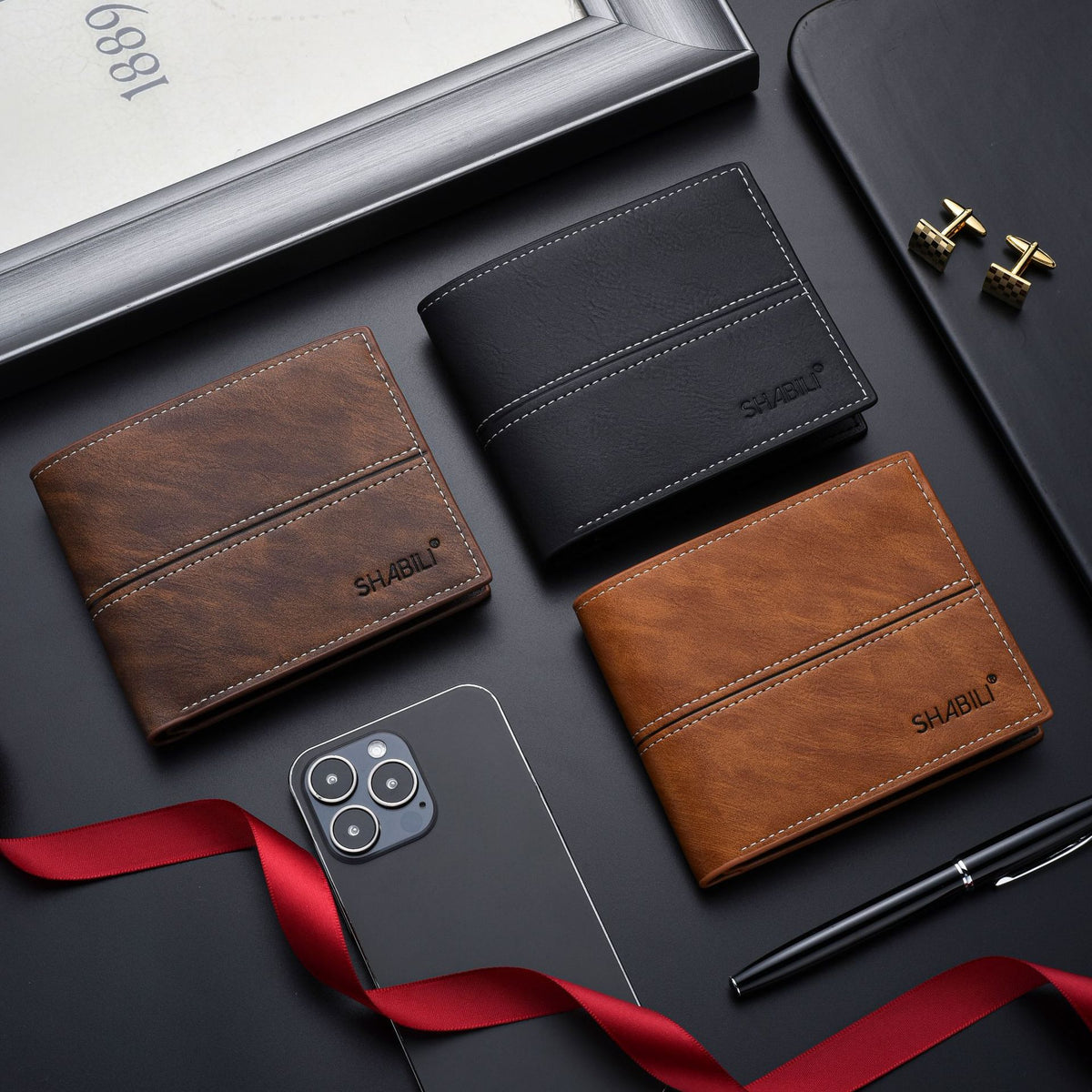 Men's Short Business Simplicity Fashion Soft Leather Men's Wallet