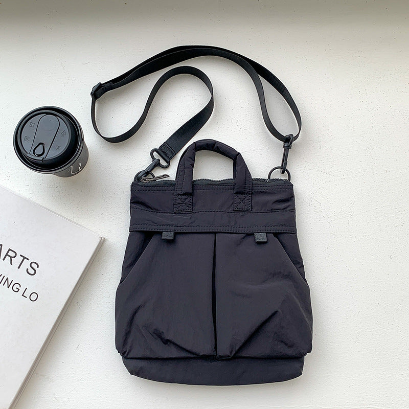 Female Large Capacity Solid Color Niche Shoulder Bags